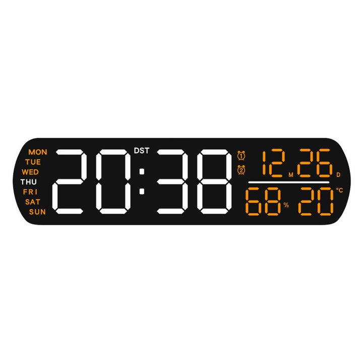Digital wall clock with temperature and hygrometer display Stornfield