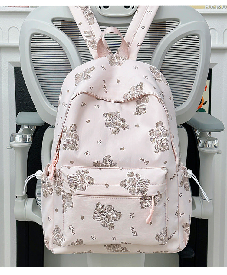 Backpack with Cute Paw Designs and Ergonomic Shoulder Straps Stornfield
