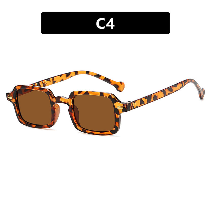 Ladies exclusive square sunglasses with elegant metal frame and UV protection Stornfield