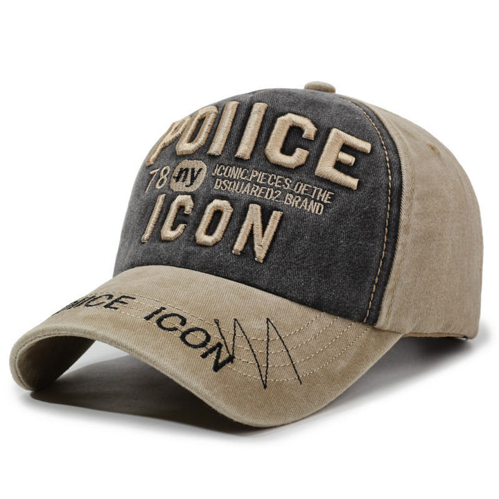 Men's Vintage-Inspired Embroidered Baseball Cap Stornfield