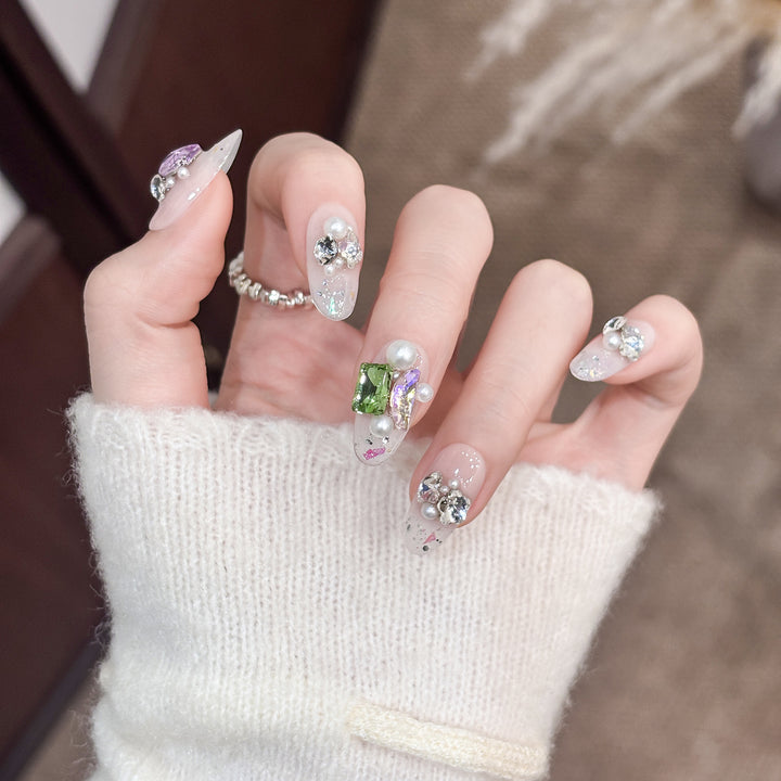 Glamorous 3D Decorative Nail Tips
