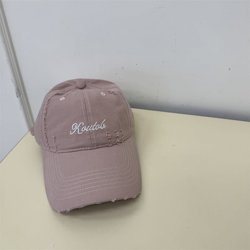 Men's Distressed Cotton Baseball Cap Stornfield 1783921814