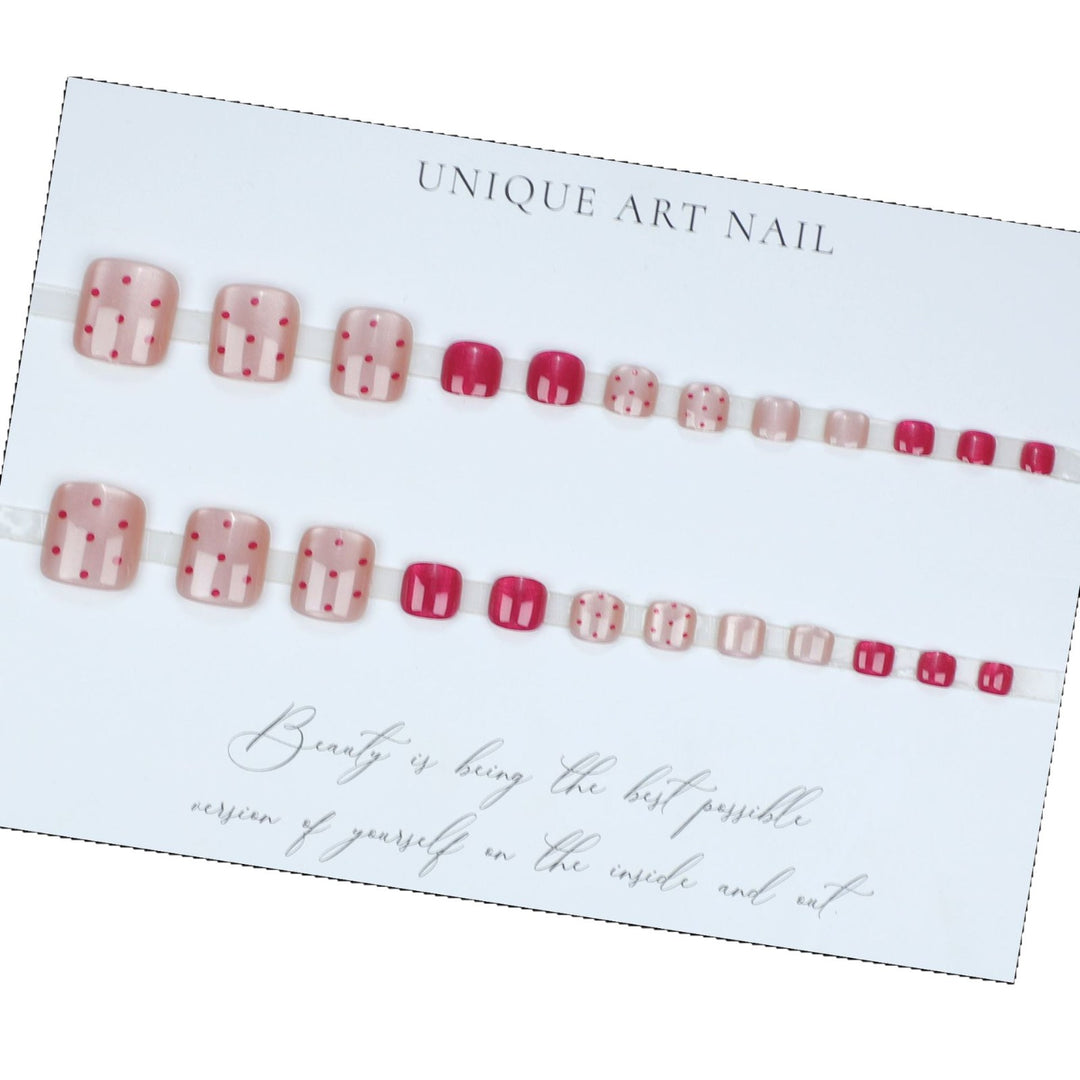 Trendy Press-On Toe Nail Art Stornfield