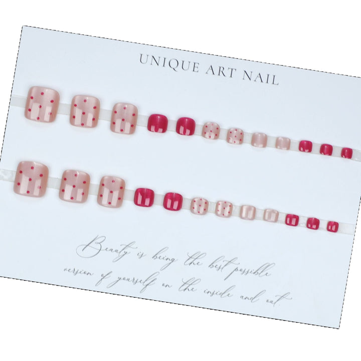 Trendy Press-On Toe Nail Art Stornfield