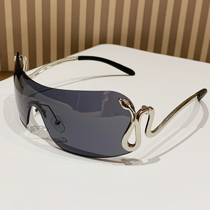 Women's Fashion Oversized Sunglasses with Innovative Metal Frame and Unique Design Stornfield