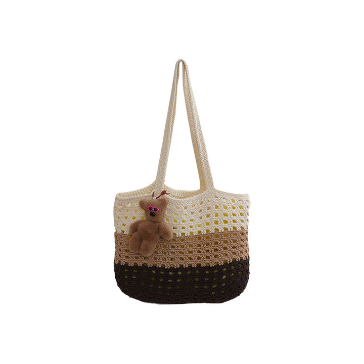 Handmade straw bag with cute tag Stornfield