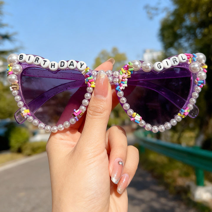 Playful Themed Cat-Eye Sunglasses Stornfield
