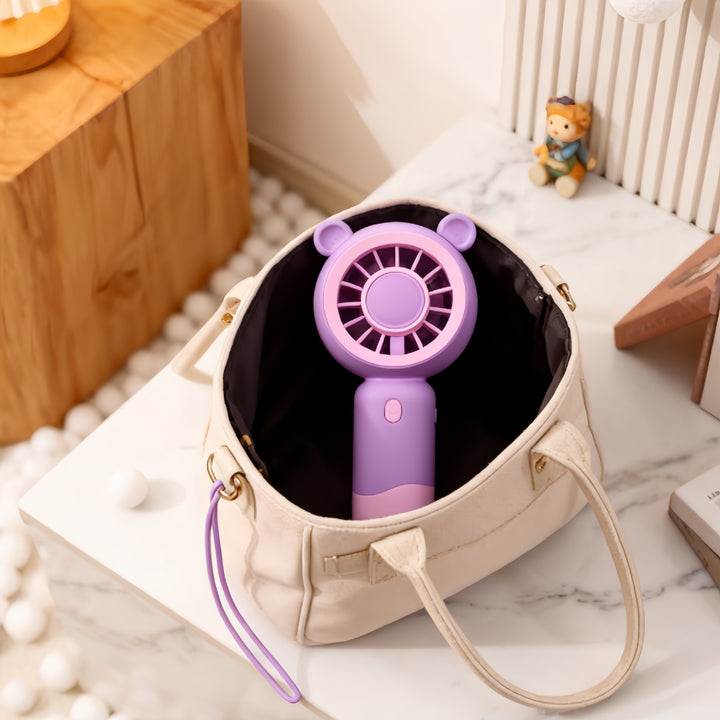Women's Portable Mini Fan with Innovative Design and USB Charging Function Stornfield