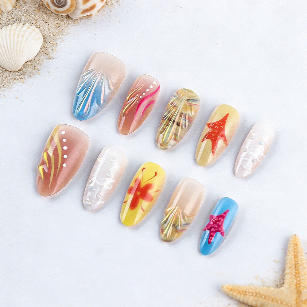 Decorative Press-On Nail Art Set Stornfield