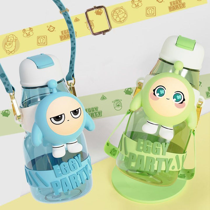 Women’s water bottle with interactive design and stylish character element Stornfield