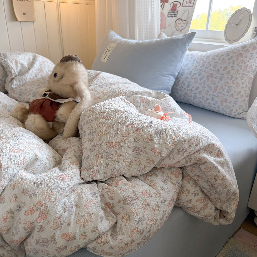 Cozy Patchwork Quilted Comforter Set