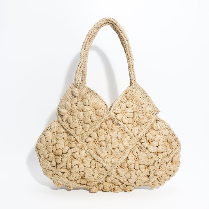 Handcrafted crossbody bag with floral decorative embroidery Stornfield