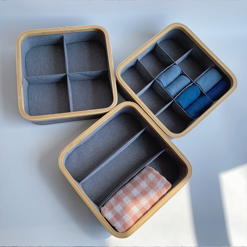 Multi-Sectional Bamboo Storage Tray Stornfield