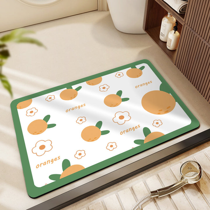 Decorative Honeycomb Bath Mat Stornfield