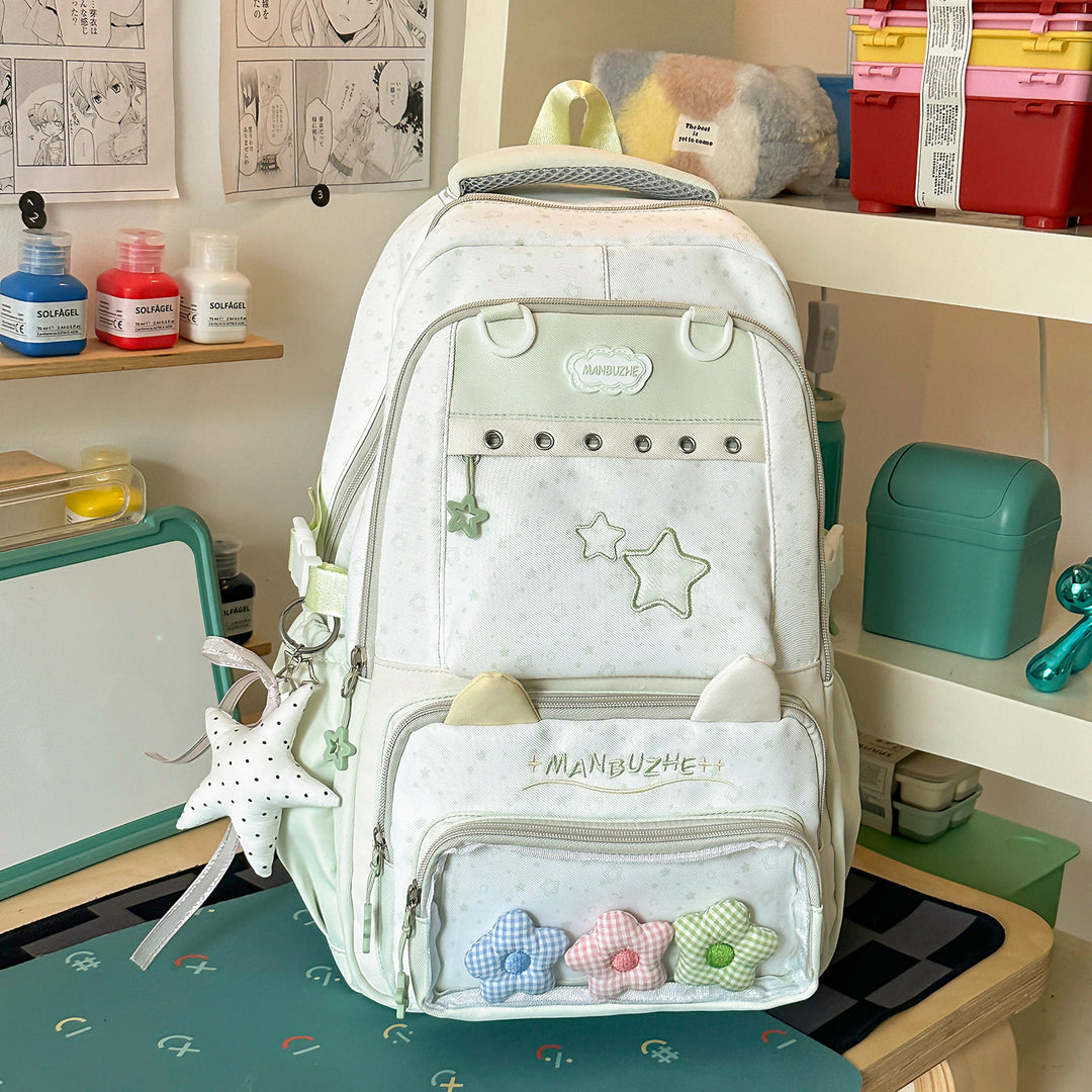 Fun-Themed Plush Backpack Stornfield