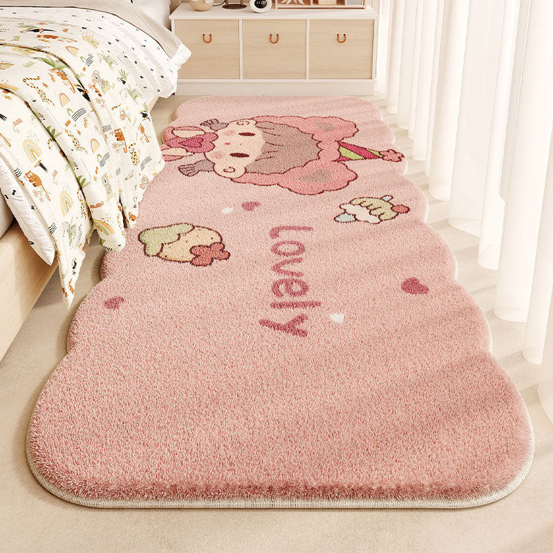 Children's Fun-Themed Plush Area Rug for Home