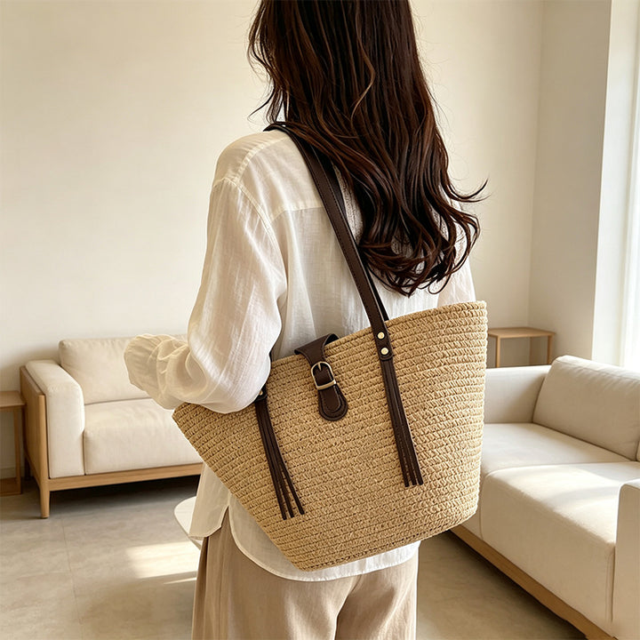 Stylish Woven Beach Tote Stornfield
