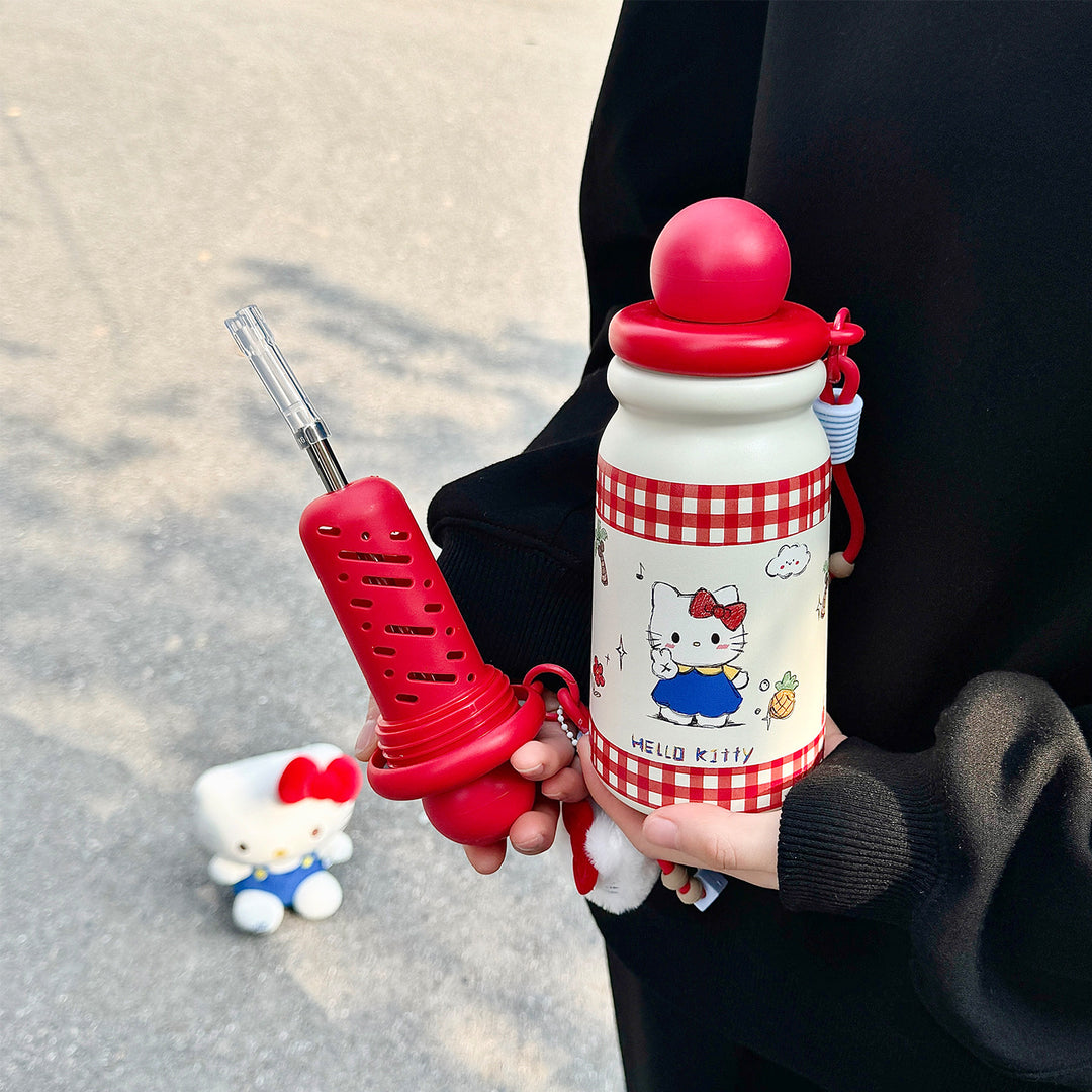 Women Creative Water Bottle with Cute Pendant Stornfield