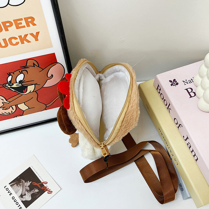 Plush Backpack with Unique Chicken Design Stornfield