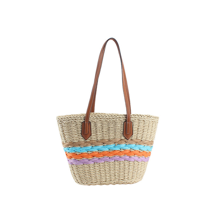 Handbag with Colorful Braided Details Stornfield