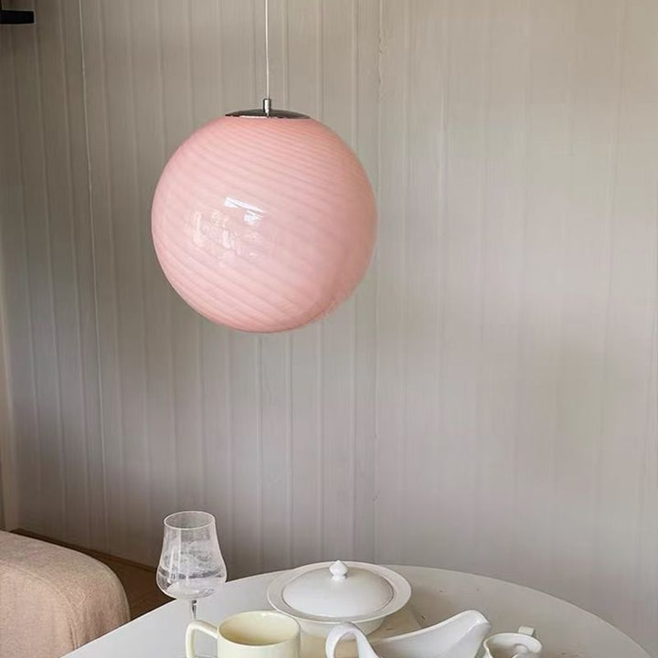 Modern Sleek Globe Pendant Light