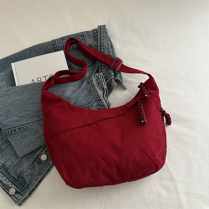Eco-Friendly Ribbed Crossbody Bag Stornfield