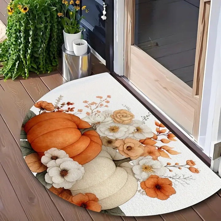 Autumn-Themed Decorative Welcome Mat for Home