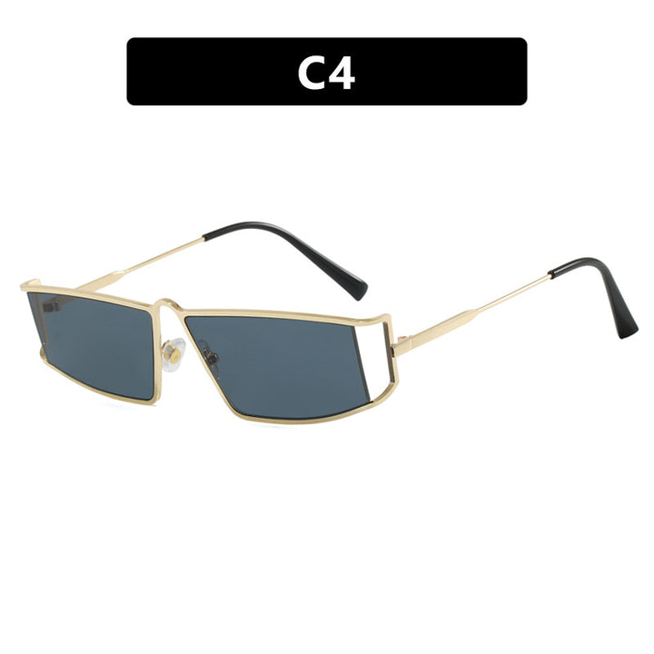 Ladies trendy sunglasses in a futuristic design with square lenses Stornfield