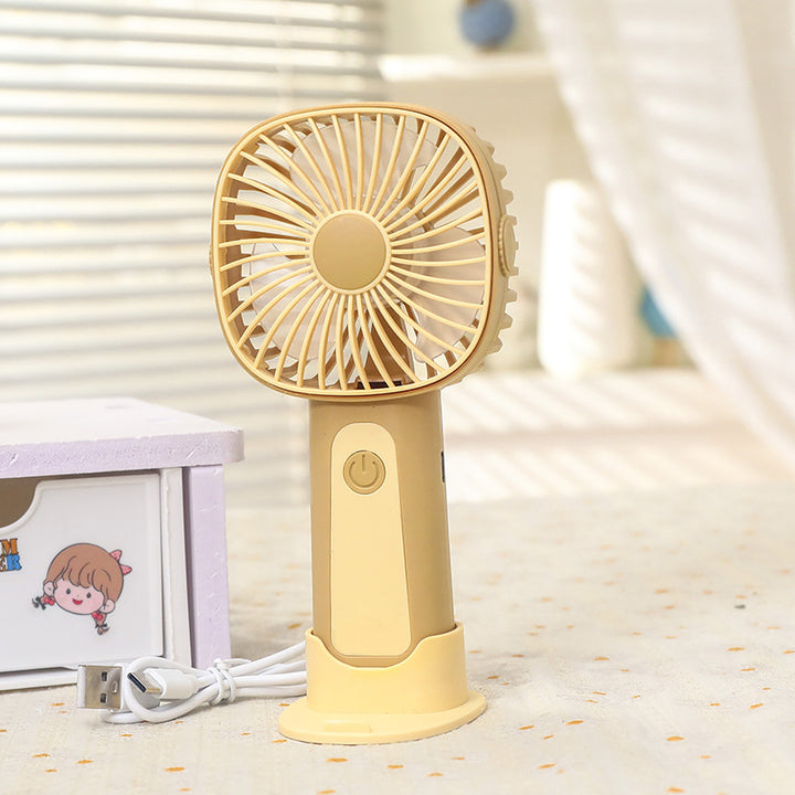 Women's Portable USB Hand Fan with Adjustable Tilt Angle Stornfield