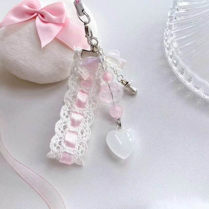 Decorative Heart Charm Keychain Stornfield