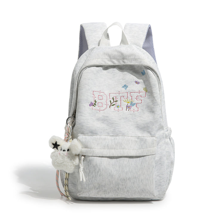 Embroidered Floral Casual Backpack Stornfield