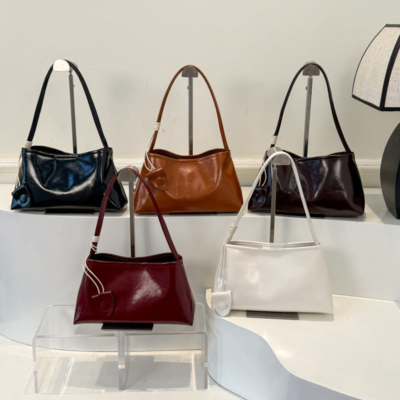 Elegant Structured Handheld Tote