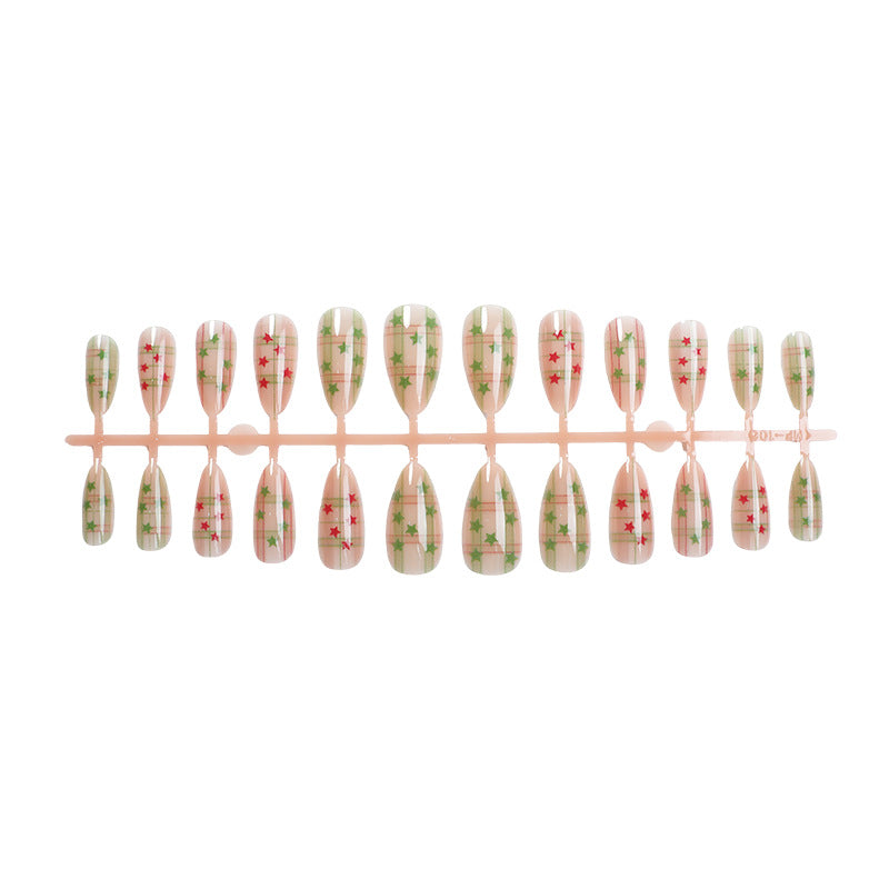 Patterned Press-On Nail Art Set