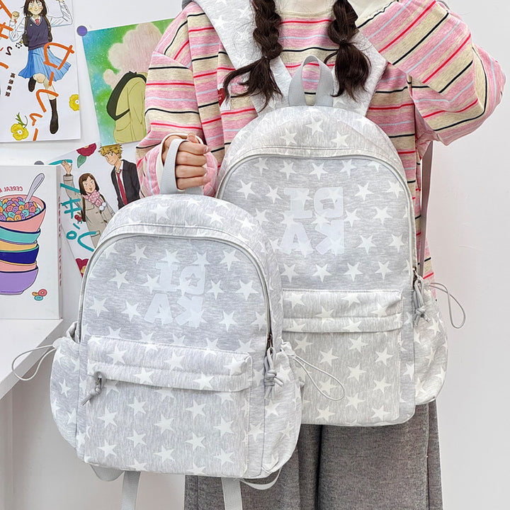 Stylish Star-Print School Backpack Stornfield