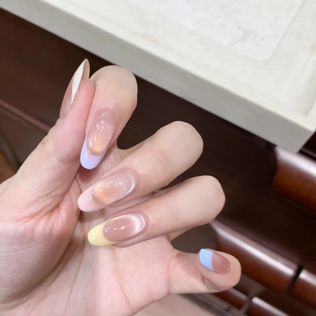 Ombre French Tip Press-On Nails Stornfield