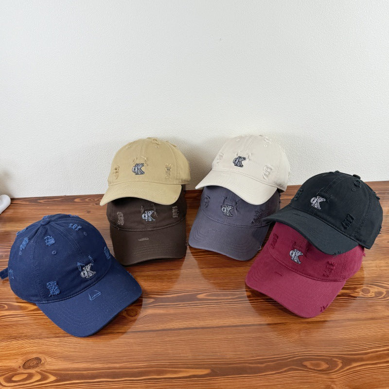 Men's Distressed Adjustable Baseball Cap Stornfield