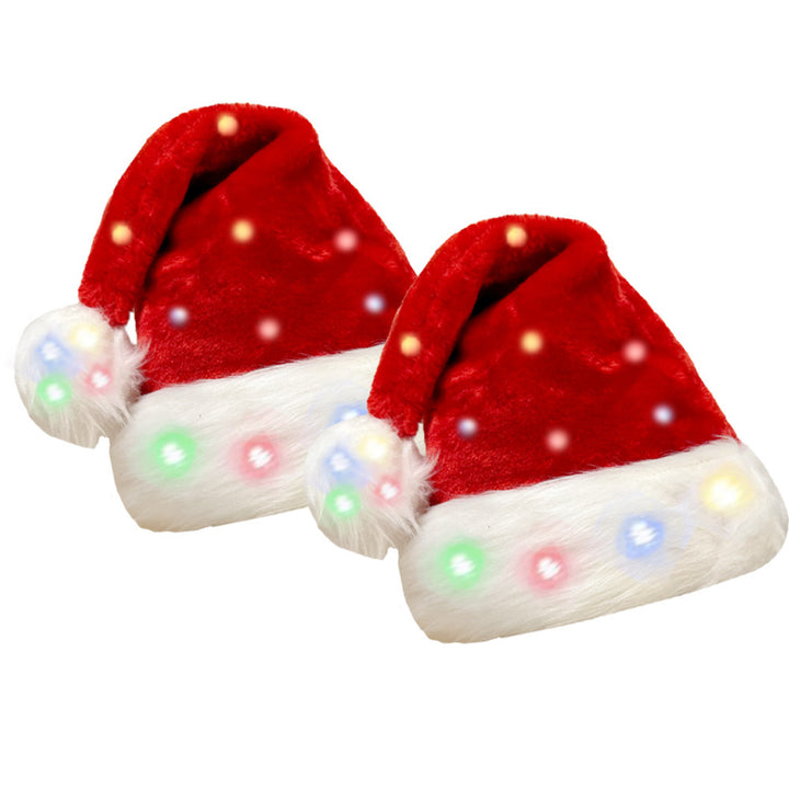 Christmas hat with LED lights