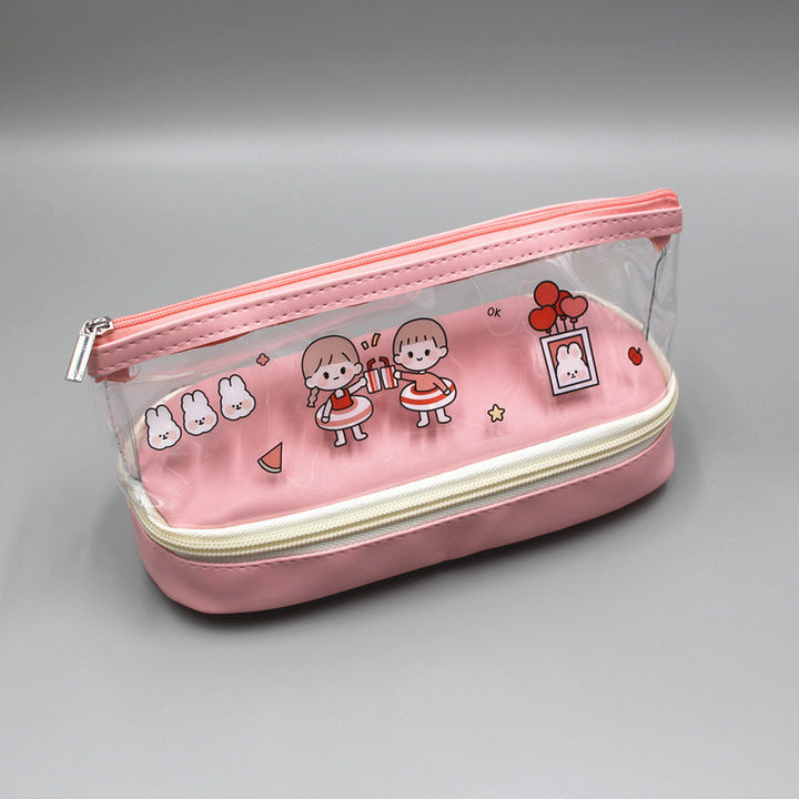 Fun Cartoon-Themed Zippered Pencil Case Stornfield