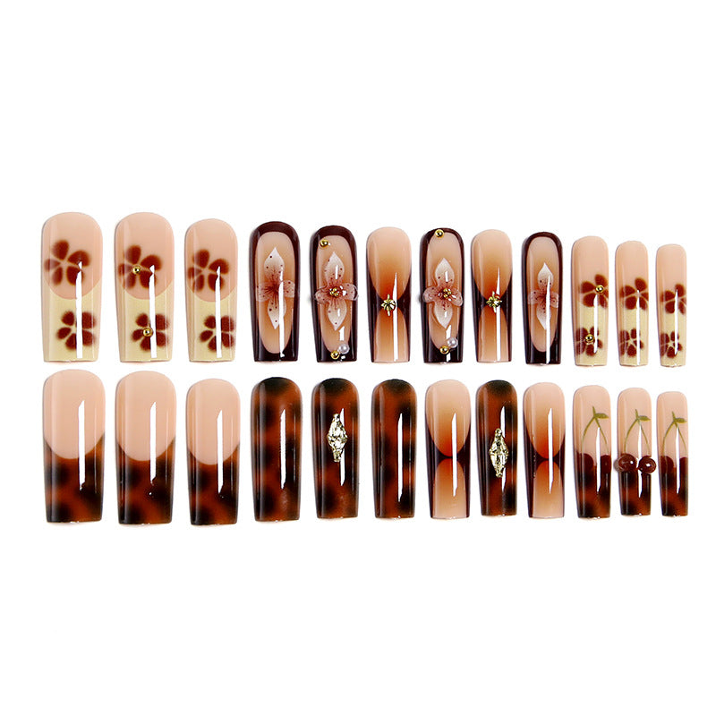 DIY Art Nail Set with Floral Designs Stornfield