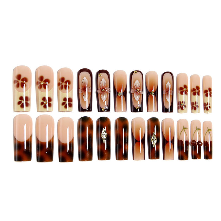 DIY Art Nail Set with Floral Designs Stornfield