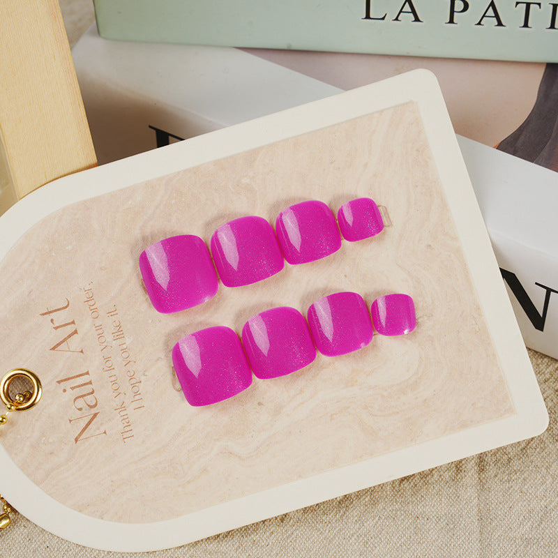 Glossy Short Press-On Nail Set Stornfield