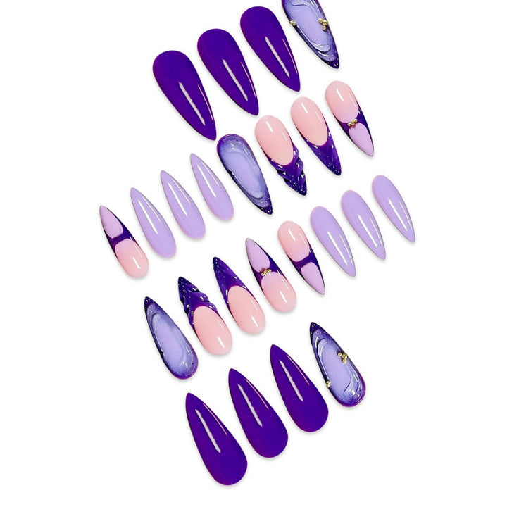 Stylish Stiletto Press-On Nail Set Stornfield