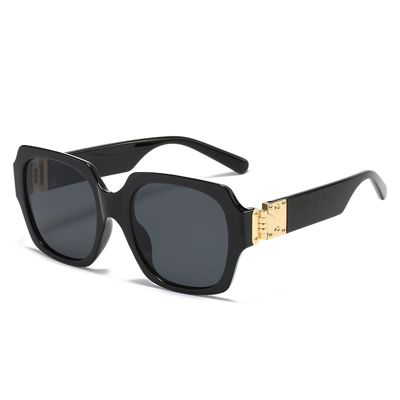 Women's fashionable oversized sunglasses with luxurious metal elements Stornfield