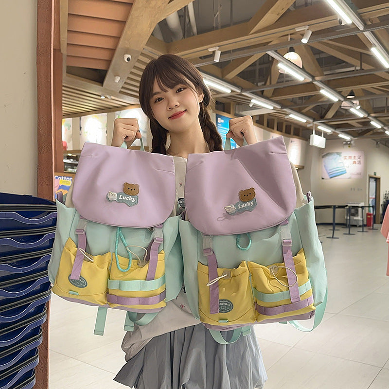 Playful Multi-Pocket Back-to-School Backpack Stornfield