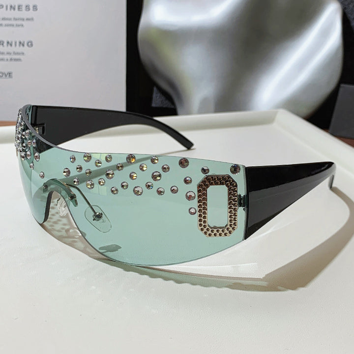 Women's Glamorous Sunglasses with Glitter Accents Stornfield