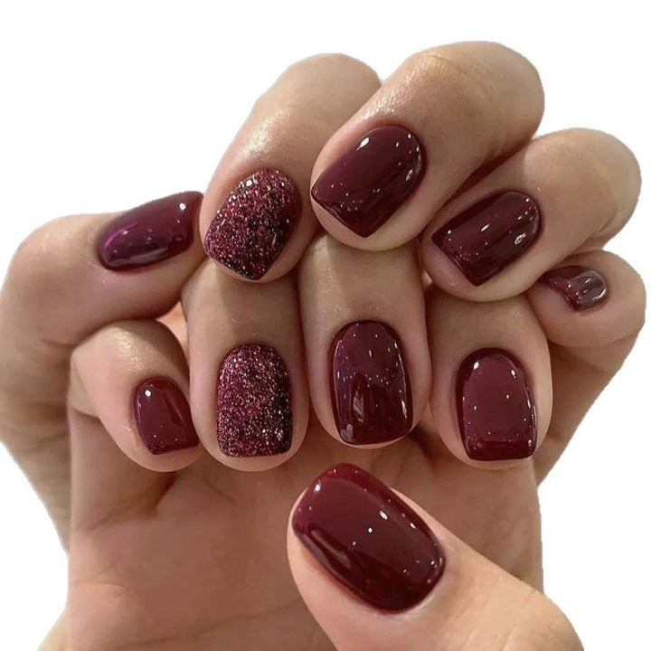 Stylish Press-On Nail Set with Shimmering Finish Stornfield