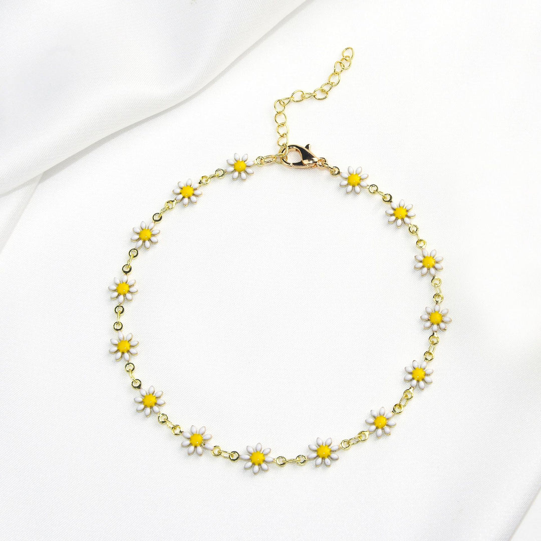 Colorful Floral Chain Bracelet Stornfield