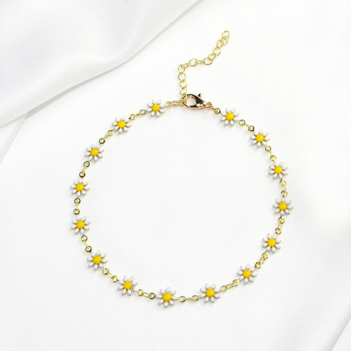 Colorful Floral Chain Bracelet Stornfield