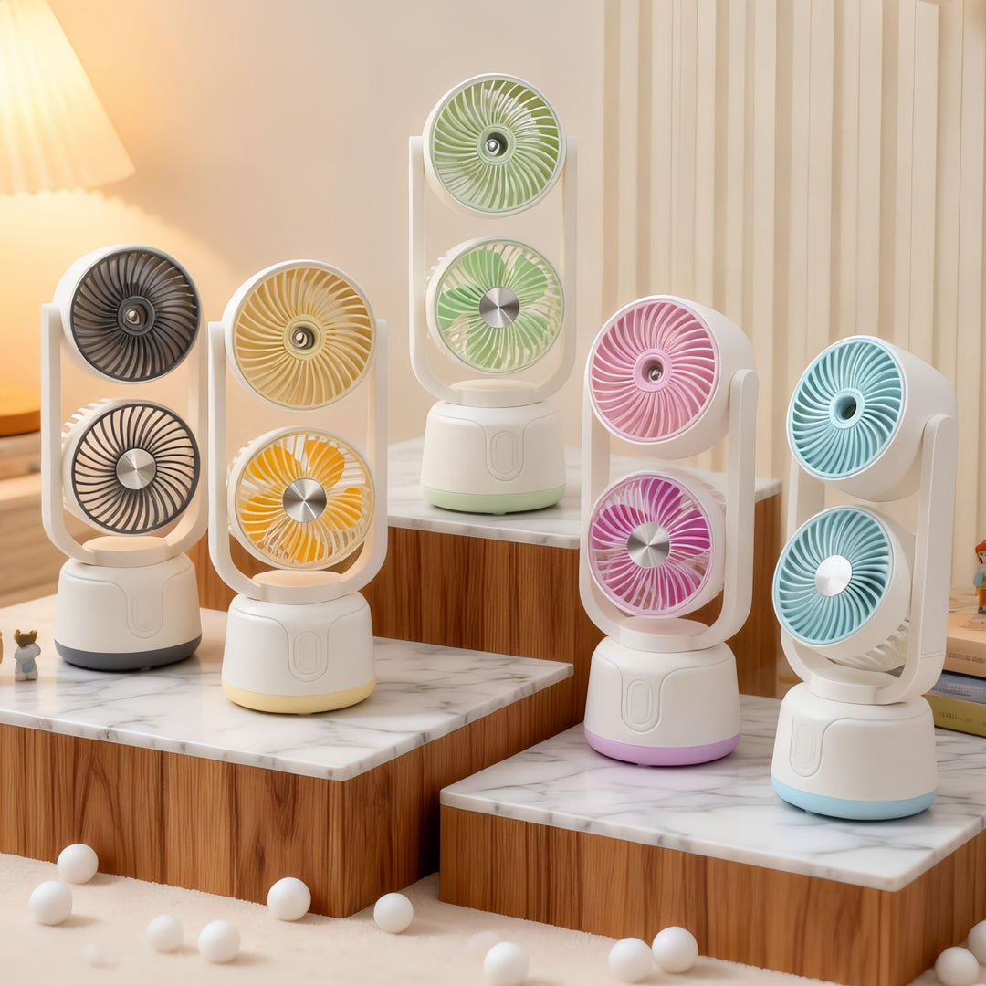 Ladies multifunctional table fan with spray function Stornfield