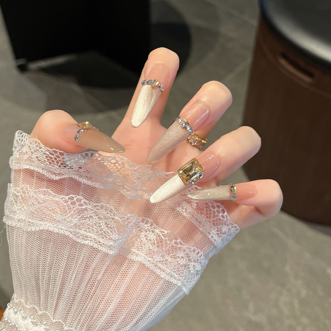 Stylish Stiletto Press-On Nail Extensions Stornfield